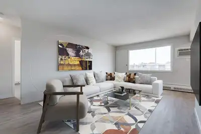 Amenities: Air Conditioning • Heat & Water Included • Balconies Suite & Building: Spacious bachelor,...