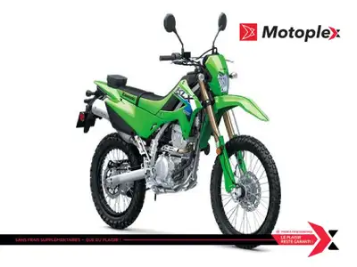 Motoplex St-Eustache KLX300 La KLX300 est une moto double-usage hautement polyvalente et legere qui...