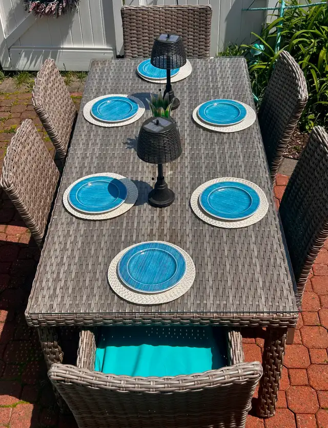 Out Door Dining Table 84" × 40" in Dining Tables & Sets in Bedford - Image 2