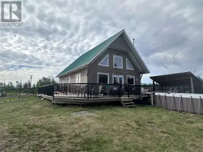 Welcome to this stunning 2010 modern A frame house, Nestled on 106 acres on the Landry Road. This un...