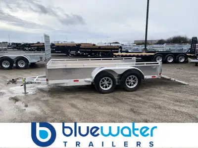 Canadian Mennonite Built Tandem Axle Aluminum Utility Trailer is $5,760.00 or $115.19/month! Ord: E1...