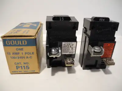RARE OBSOLETE BULLDOG PUSHMATIC BREAKERS 15A TO 100A, View more