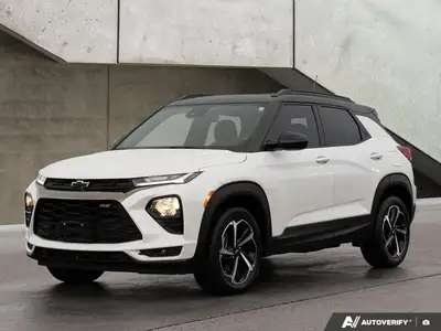 2023 Chevrolet Trailblazer RS. One Owner, No Accidents. Equipped with: AWD, Panoramic Roof, Bose Aud...