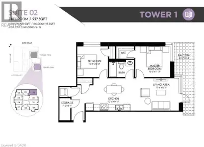 Welcome to Garment Street Lofts in the heart of downtown Kitchener! This stylish 2-bedroom, 1-bathro...