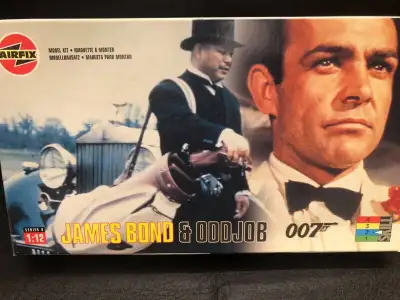 Airfix James Bond and Odd Job  model kit Sean Connery, View more