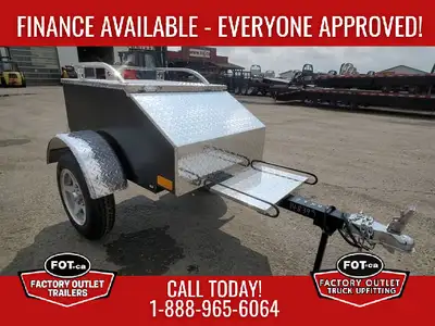 Welcome to Factory Outlet Trailers! NEW Marlon AMT Motorcycle Trailer - Lightweight Aluminum Frame -...