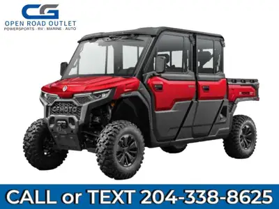 2026 CFMOTO Uforce U10 XL Pro Highland 2026 CFMoto Uforce Pro XL Highland More than $19,150 in add-o...