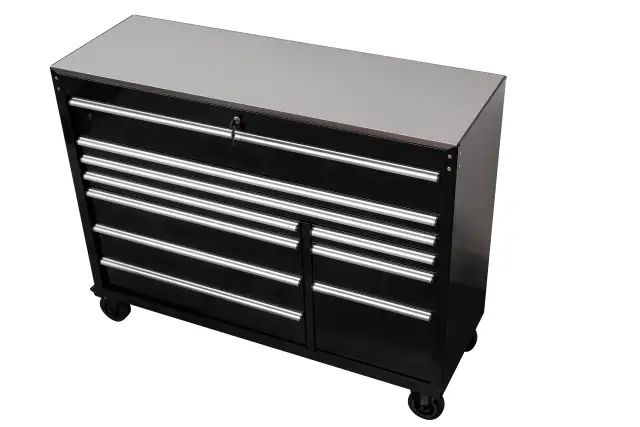 NEW 55 IN SIEBEL 10 DRAWER TOOL BENCH STAINLESS STEEL TOP 5510DB in Cabinets & Countertops in Lethbridge - Image 6