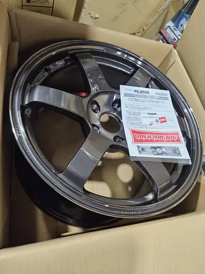 instock!TE37SAGA SL 17x9 44 5-114 s2000 Pressed Graphite (PG) $5000, june 14, 2024, 2 set in stock F...