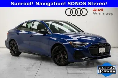 Dealer Certified Pre-Owned. This Audi A3 Sedan delivers a Intercooled Turbo Gas/Electric I-4 2.0 L/1...