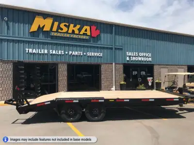 Miska 8 Ton Tandem Deckover Equipment Float Trailers - Made in Canada Starting at just $13,195.00 -...
