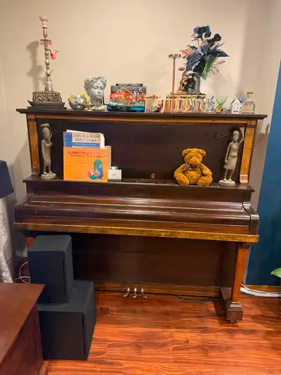 Free upright piano, View more