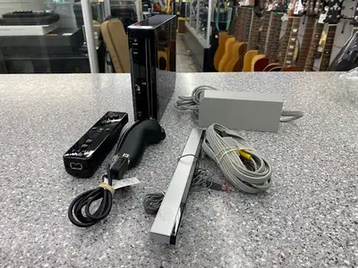 Nintendo Wii System Black, View more