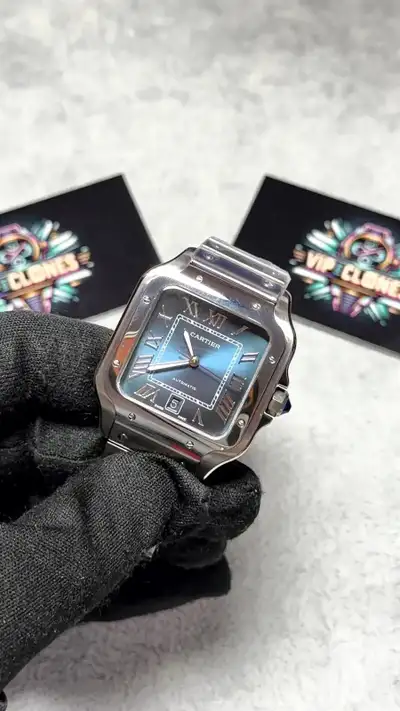 cartier watch mens watch  cartier santos automatic watch, View more