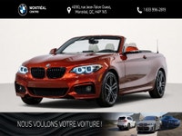 Ce superbe BMW 230i xDrive Cabriolet d'occasion allie le plaisir de la conduite ? ciel ouvert aux pe... (image 2)