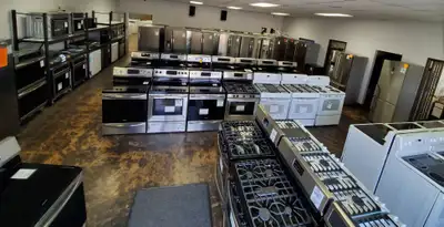 GAS, COIL TOP, GLASS TOP, INDUCTION RANGES - NEW & REFURBISHED, View more