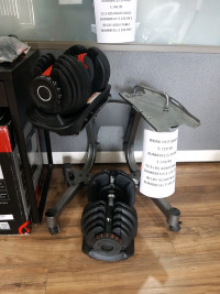 Dumbbells stand bench adjustable dumbbells all brand $ 120 each