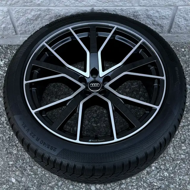 (80%) 4x Audi Q8 | SQ8 22" OEM Winter Wheels Package in Tires & Rims in City of Toronto - Image 11