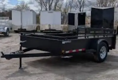 2026 Canada Trailer 6x10 3K utility trailer, heavy duty commercial grade steel construction, Bi Fold...