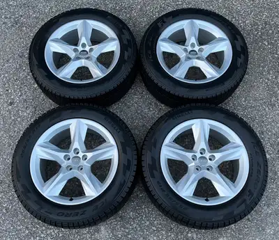 Wheels: Silver 19 Inch OEM Quantity: 4 Tires: Pirelli Ice Zero FR Winters Tire Size: 255-55-19 Tread...