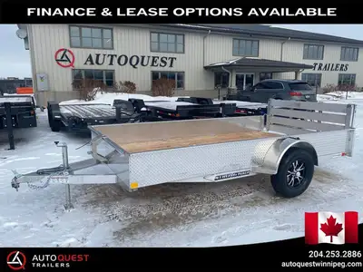 Aluminum Wheels! Our 2026 Stronghaul 76in. x 12' Solid Side Aluminum Utility Trailer is designed usi...