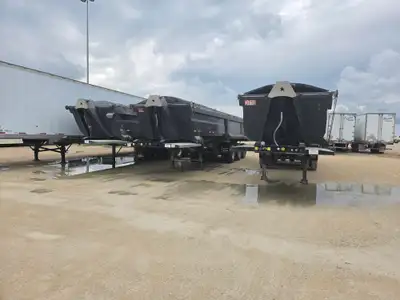 AVAILABLE AT OCEAN TRAILER WINNIPEG USED 2024 NEUSTAR TRIDEM END DUMP Contact: Cole Regula Call or T...