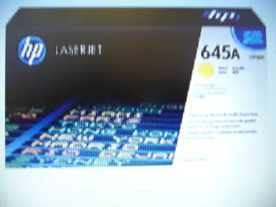 OEM HP 645A Yellow & Black Toners, C9732A & C9730A, Brand New, View more