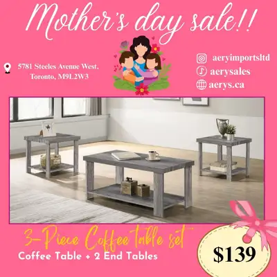 Celebrate Mom with Comfort and Style! Give Mom the gift of comfort — beautiful furniture at special...