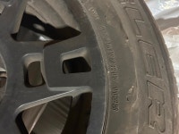 Almost new tires on custom rims Barrie Ontario Preview