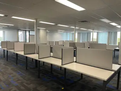 Office desk with dividers everything must go in 5 days, View more