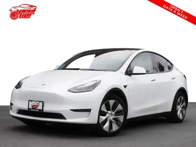 Check out this sleek 2021 Tesla Model Y! With its Long Range trim, AWD capability, and luxurious fea...