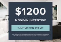 $1200 Move-in Bonus | Renovated 2 Bedroom for Rent in Owen Sound