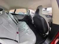 TRADED IN AT TESLA CANADA!! 290,000KM'S!! BEAUTIFUL SUNSET RED PEARL ON RARE WHITE LEATHER INTERIOR!... (image 9)