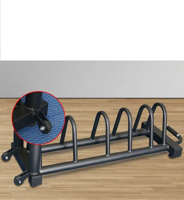 Horizontal Plates Stand Floor Rack *NEW* in Exercise Equipment in City of Montréal - Image 6