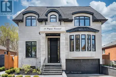 Remarkable custom-built 2-storey home on a quiet street in prestigious Clanton Park. Featuring 10-ft...