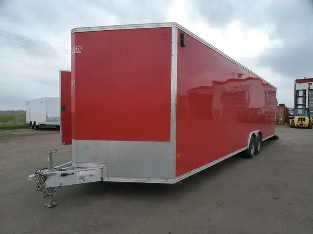 2019 FACTORY OUTLET TRAILERS 28ft Enclosed Cargo Trailer in Cargo & Utility Trailers in Edmonton - Image 4