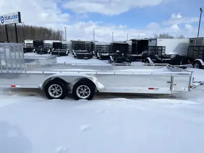 Canadian Mennonite Built Tandem Axle Aluminum Utility Trailer is $6,855.00 or $137.08/month! Ord: E1...