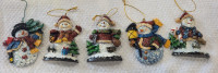 Christmas Snowman Ornaments