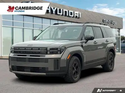 Navigate effortlessly through any landscape with this robust Hampton Grey 2024 Hyundai Santa Fe XRT....