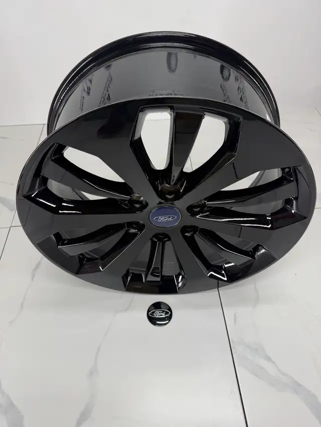 20x8.5 Replica 372 Rims 6x135.  Ford F-150 Lariat in Tires & Rims in Saskatoon - Image 3