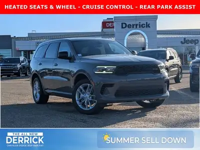The 2026 Dodge Durango GT delivers bold styling and everyday versatility in a confident SUV package....