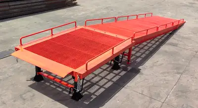 8FT HEAVY-DUTY FORKLIFT YARD LOADING RAMP HRGS15, View more