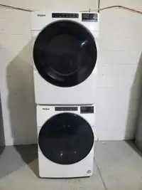 Whirlpool Washer Dryer 27″ YWED5605MW & WFW5605MW New Scratch De