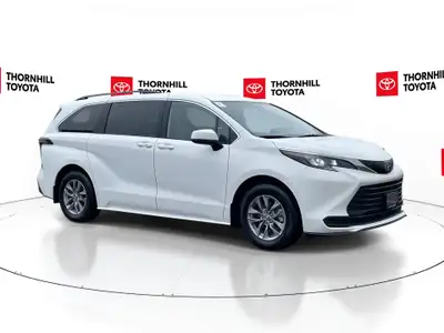Thornhill Toyota Proudly Presents This White 2026 Toyota Sienna with LE 8-PASS Package, Featuring:~...