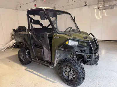 Polaris ranger 570 efi 2900 k 4x4 mag wheels 4500lb winch windshield roof well cared for always stor...