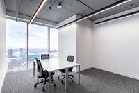 Open plan office space for 10 persons in Calgary - Telus Sky