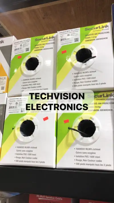 SECURLINK OUTDOOR SPEAKER WIRE OXYGEN FREE 2 CONDUCTOR 16 AWG, View more