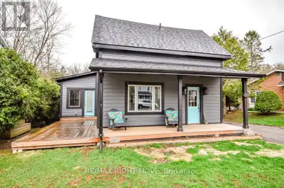 Located in the heart of Bracebridge, this beautifully updated home features tongue & groove ceilings...