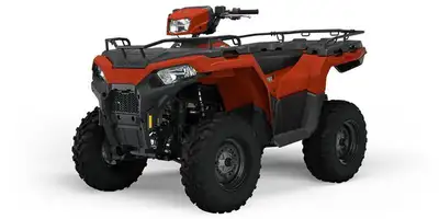 2025 POLARIS SPORTSMAN 450 HO ORANGE RUST $1000 Rebate! Financing and Accessories Available! Call Ki...