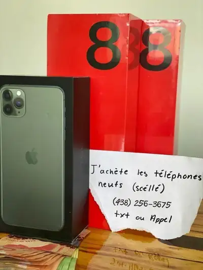Vous avez un iPhone qui est neuf et vous ne savez pas quoi en faire? Nous payons CASH sur place pour...